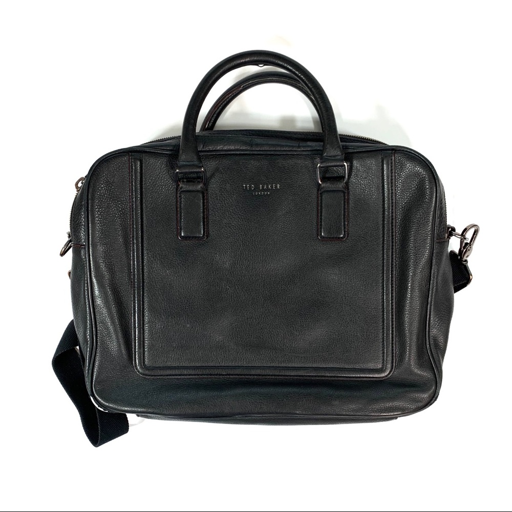 Ted Baker London Document Bag Ragna Leather Black - Picture 1 of 8